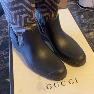 Gucci Women Rain Boots